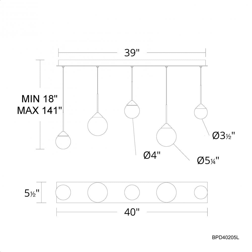 Quest Multi-Light Pendant