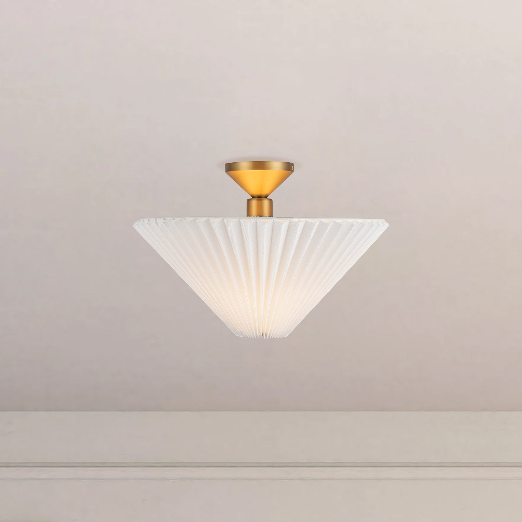 Bridgette 16" Socket Semi-Flush Mount