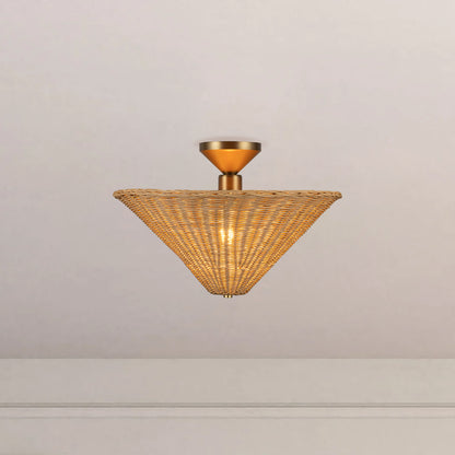 Bridgette 16" Socket Semi-Flush Mount