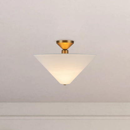 Bridgette 16" Socket Semi-Flush Mount