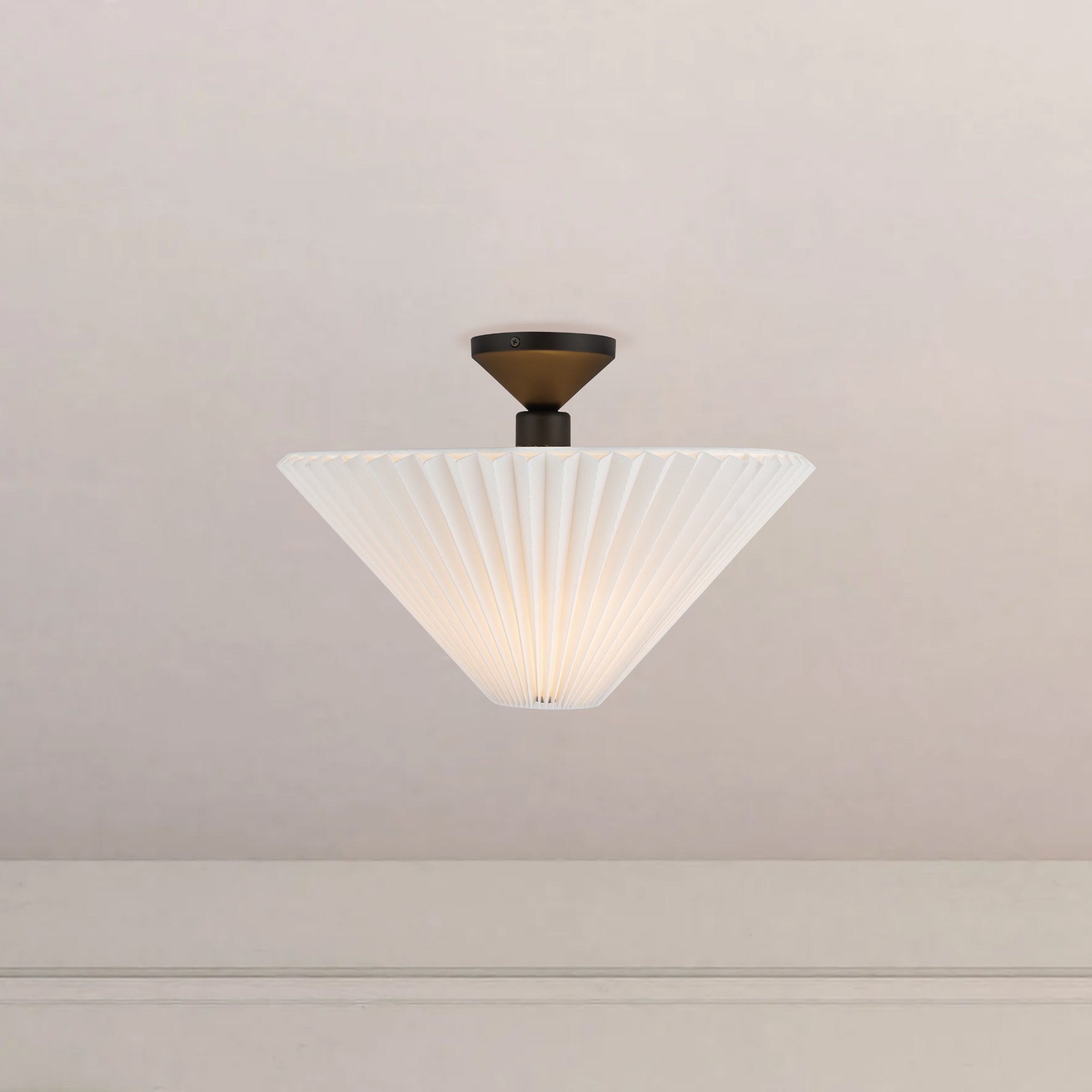 Bridgette 16" Socket Semi-Flush Mount