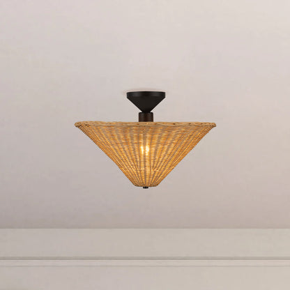 Bridgette 16" Socket Semi-Flush Mount