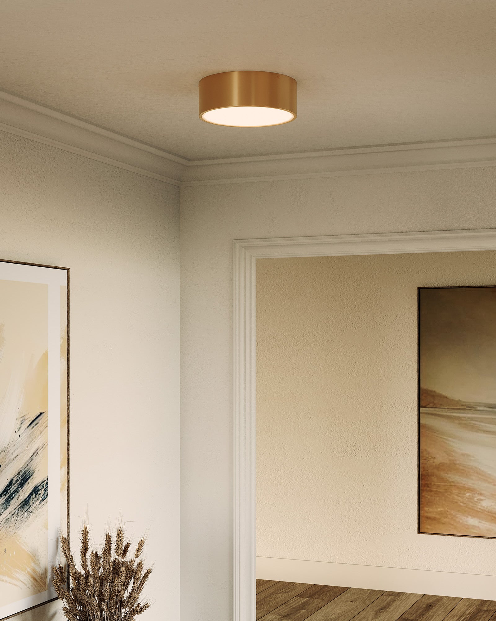 Brisbane 11" 2 Lights Flush Mount