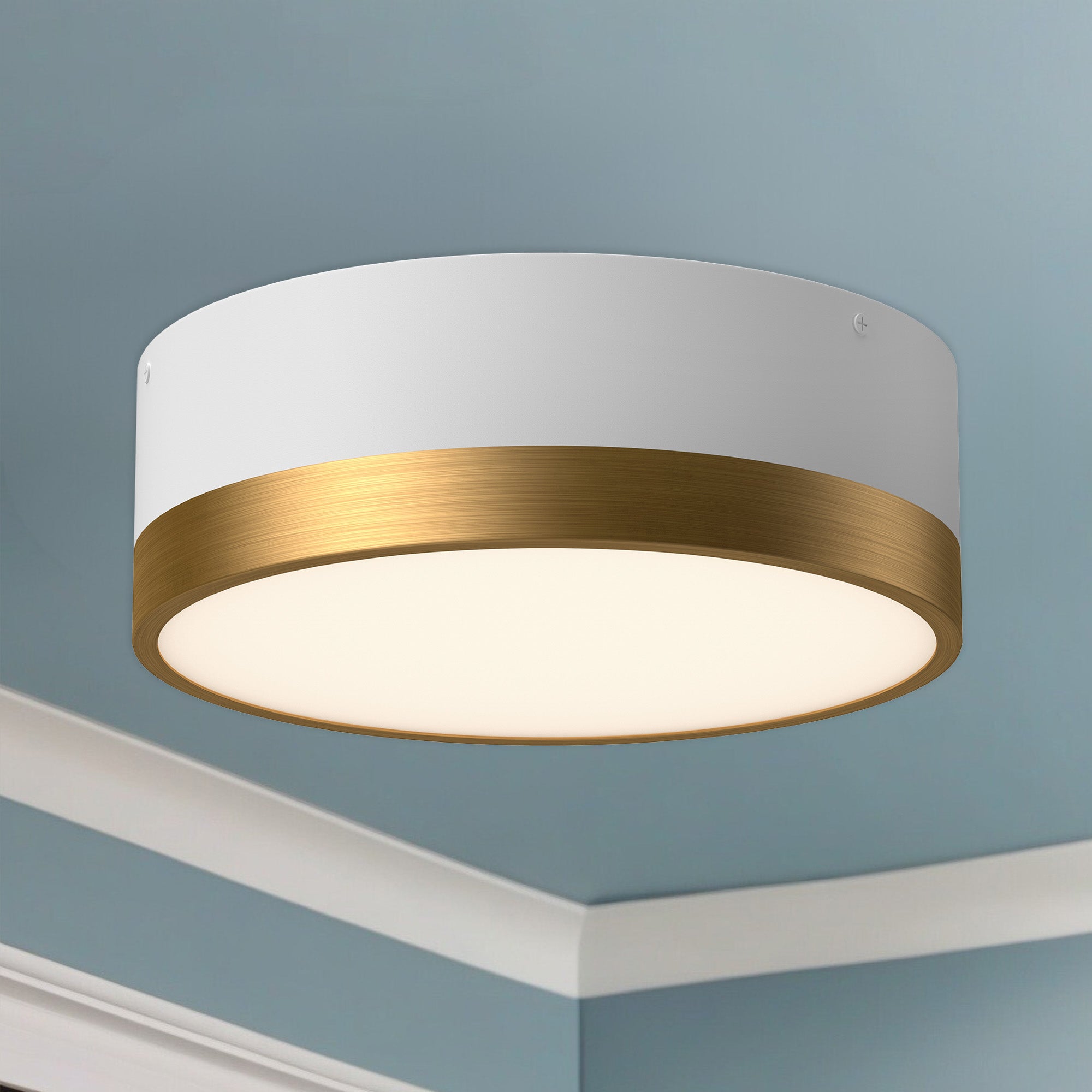 Brisbane 12" 2 Lights Flush Mount