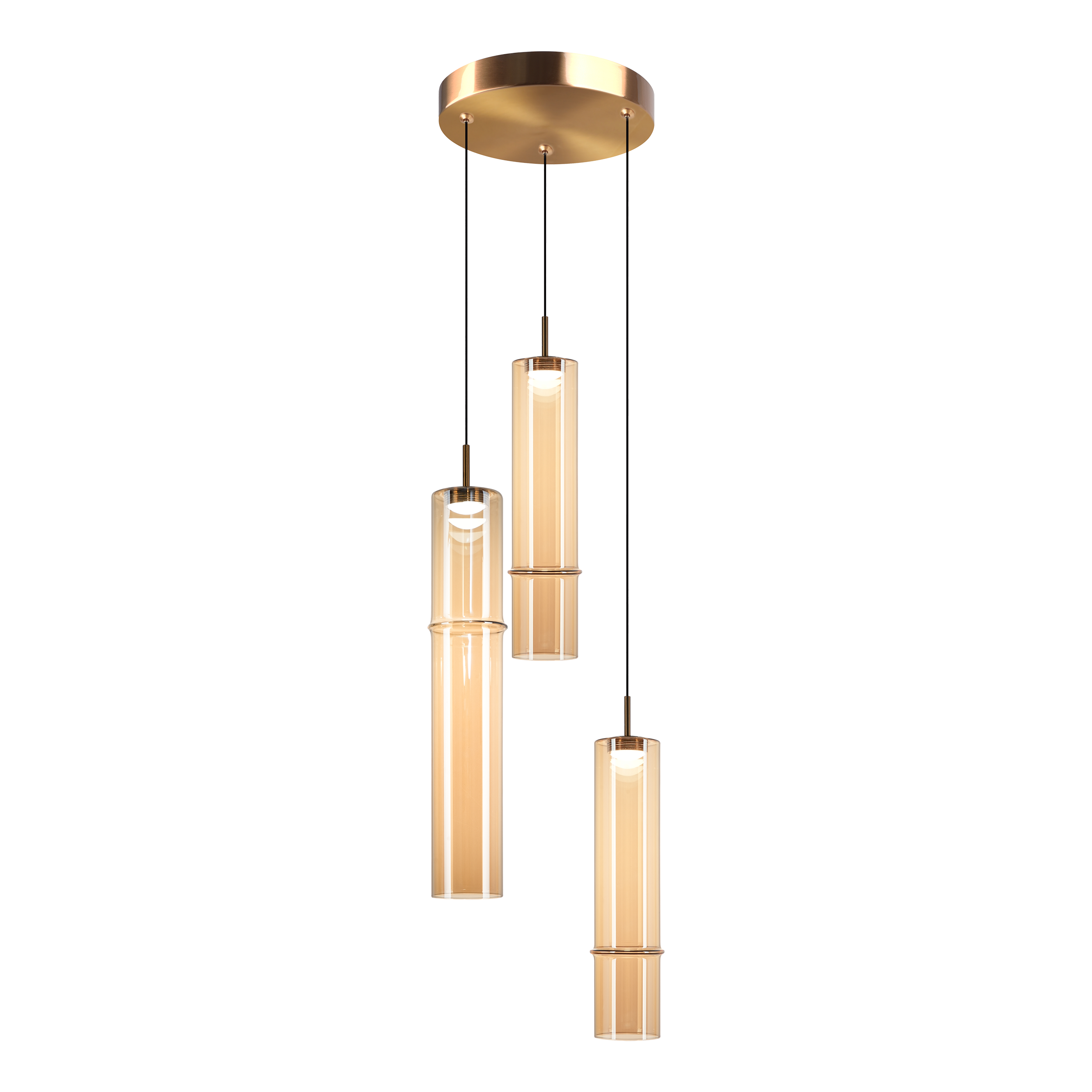 Bambu Pendant 3 Light Pendant