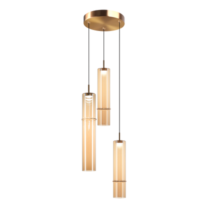 Bambu Pendant 3 Light Pendant