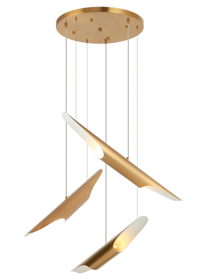 Stylus Chandelier 6 Light Pendant