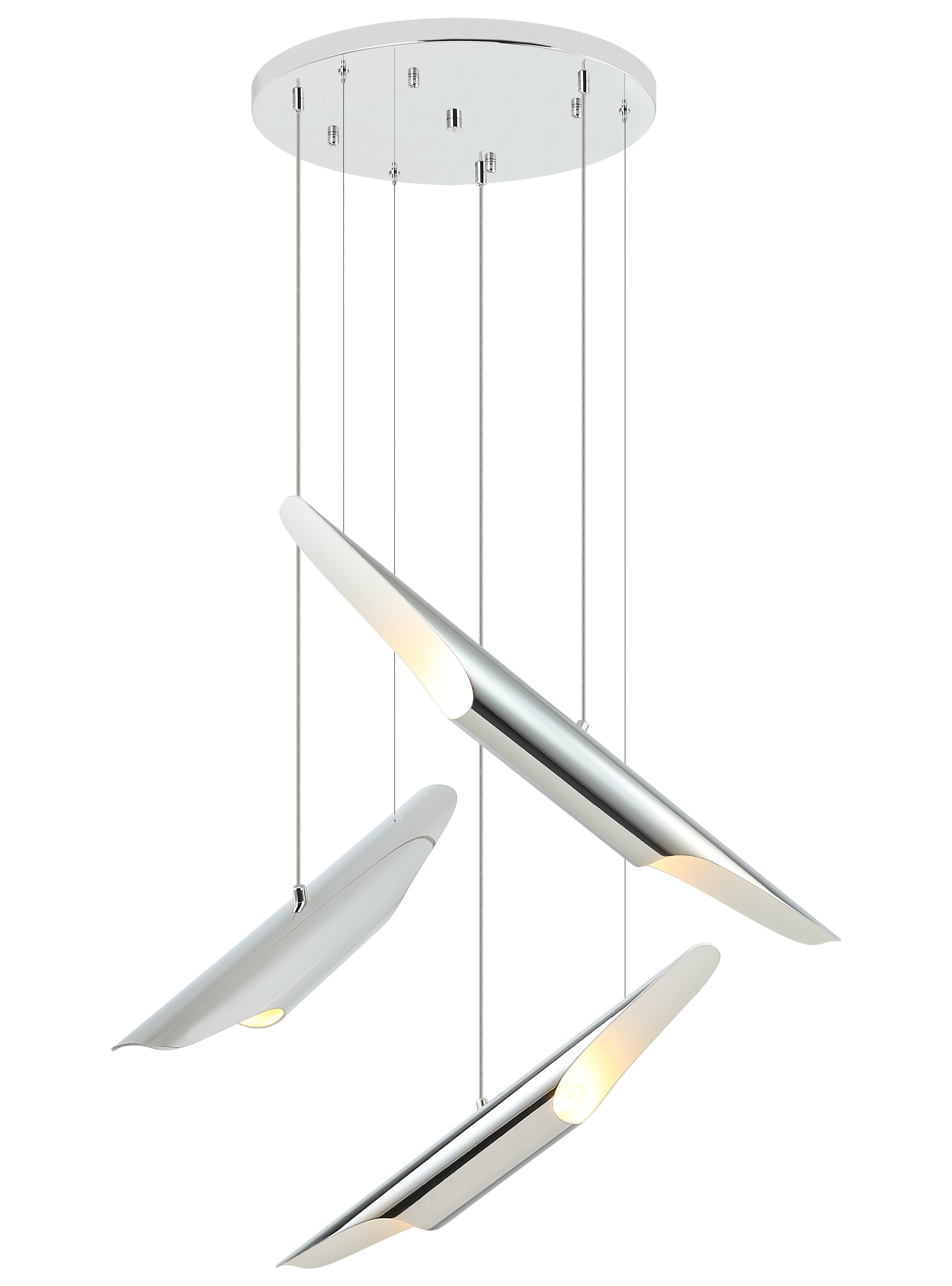 Stylus Chandelier 6 Light Pendant