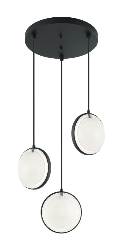 Chatoyant Pendant 3 Light Pendant