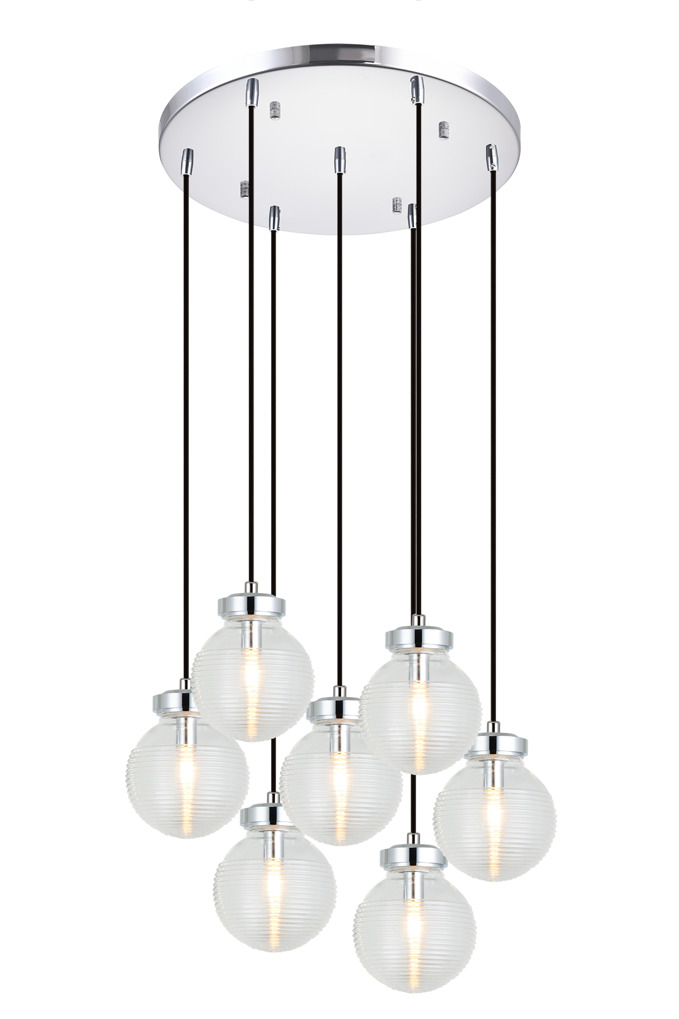 Ridge Pendant 7  Light Pendant