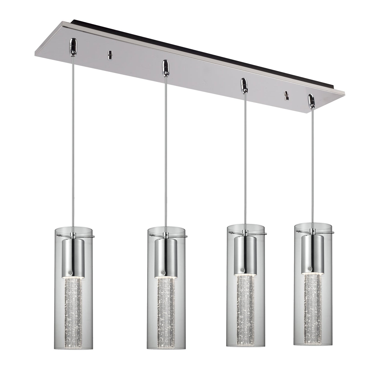 Champagne 25" 4-Light Multi Pendant