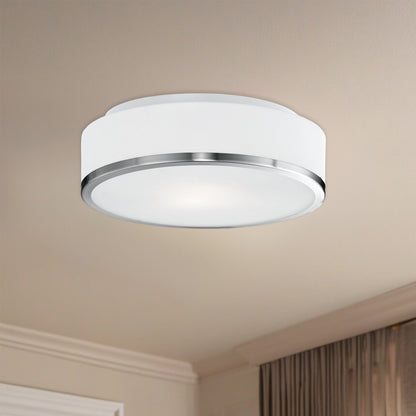 Charlie 12" 2 Lights Flush Mount