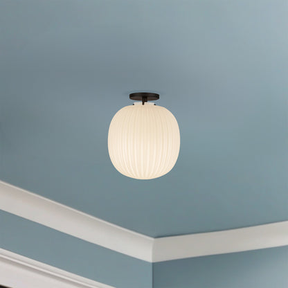 Cherise 12" Socket Semi-Flush Mount