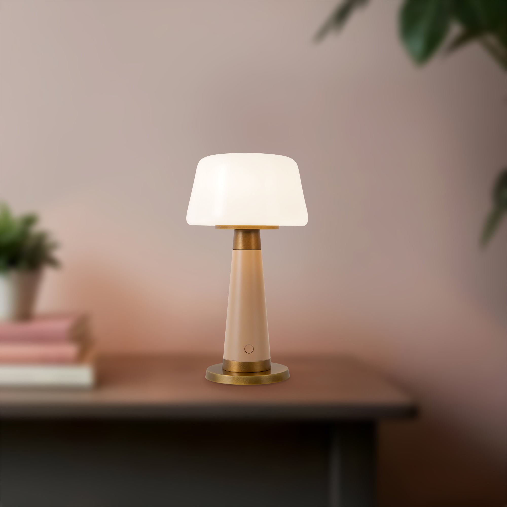 Clemence 11" dimmable LED Table Lamp