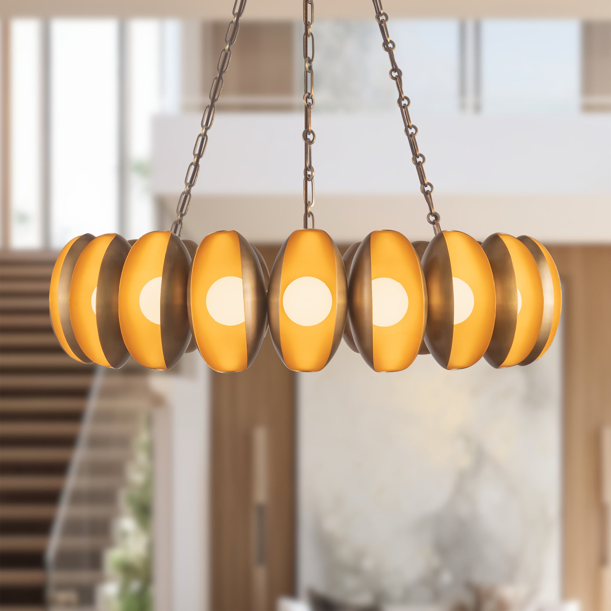 Cortez 37" dimmable LED Chandelier