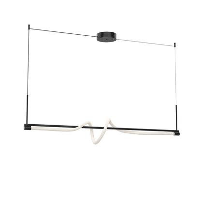 Cursive Linear Pendant