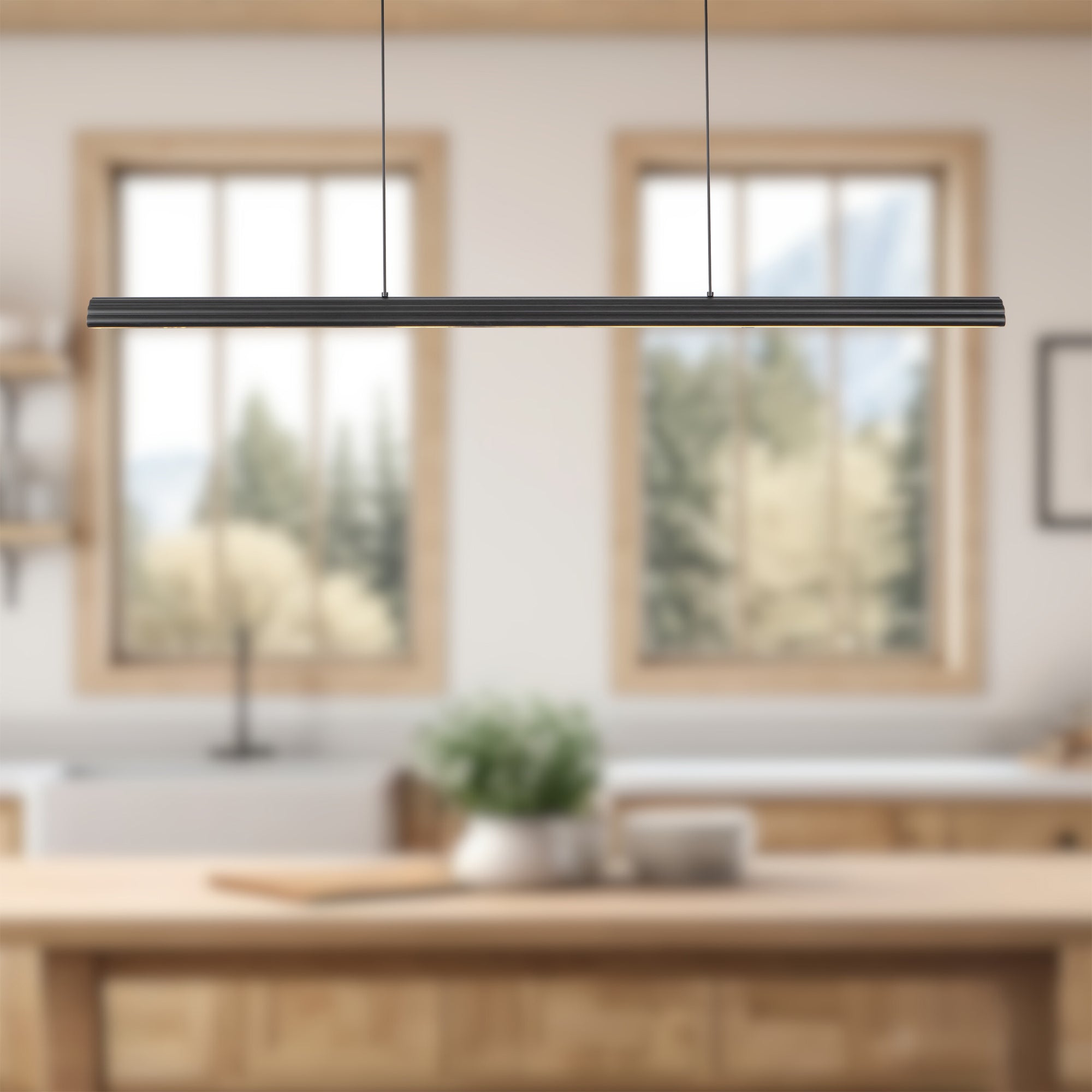 Dottie 4-ft dimmable LED Linear Pendant