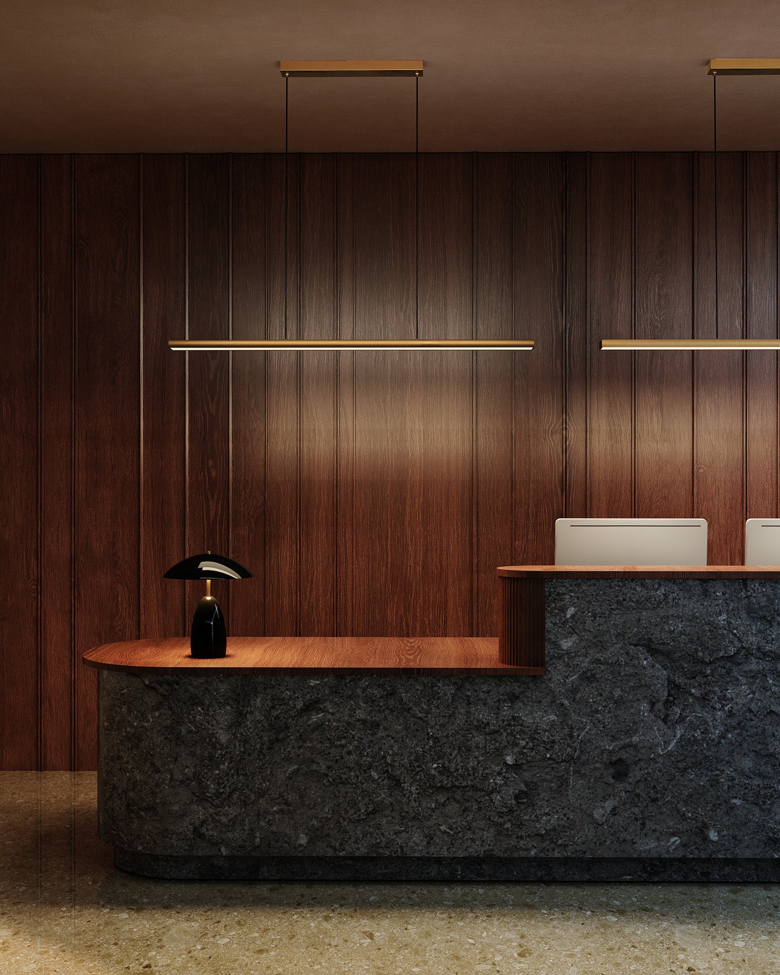 Drift 45" dimmable LED Linear Pendant