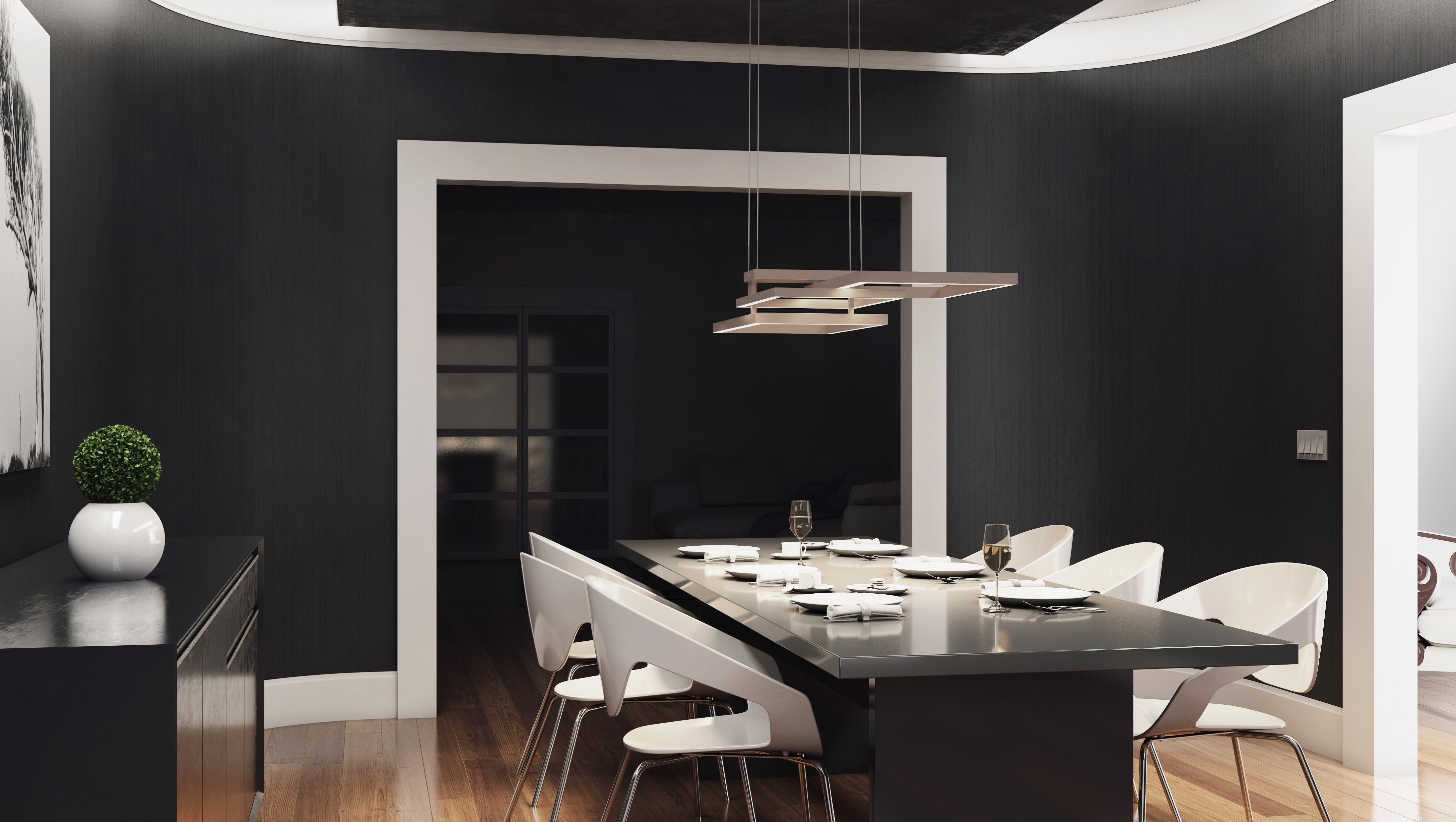 Traverse LED Entry Foyer Pendant