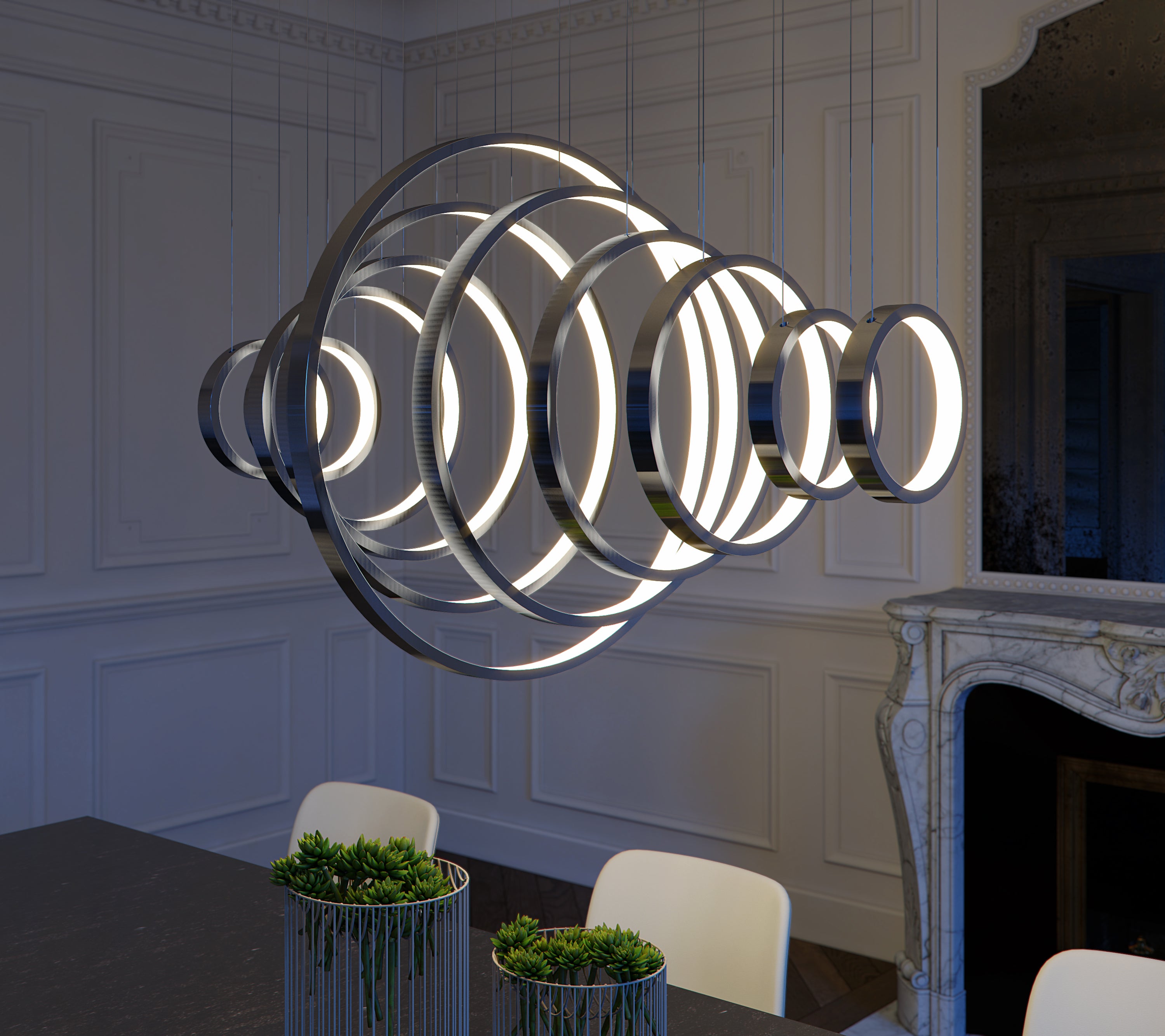 Hoops LED Linear Pendant