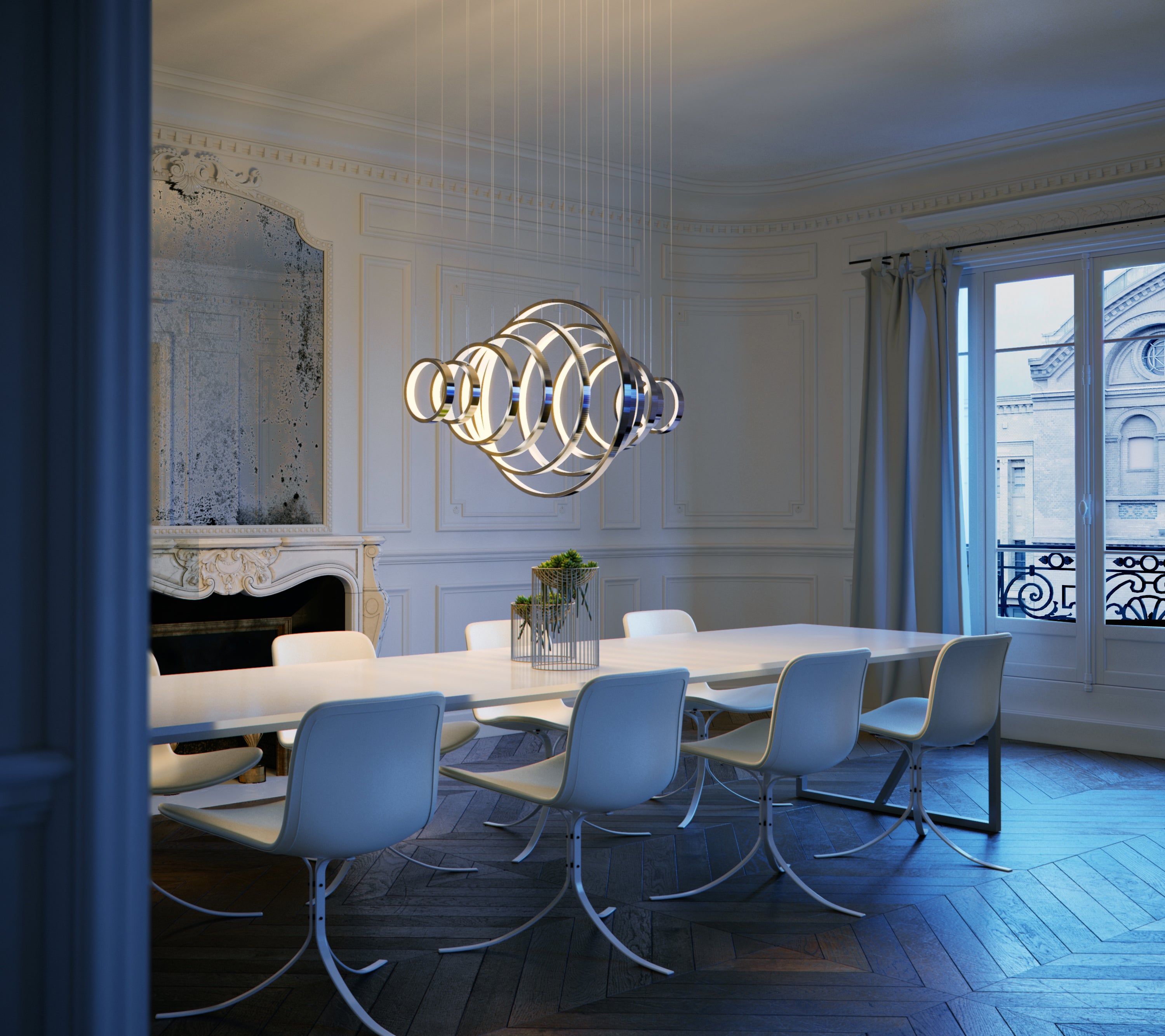 Hoops LED Linear Pendant