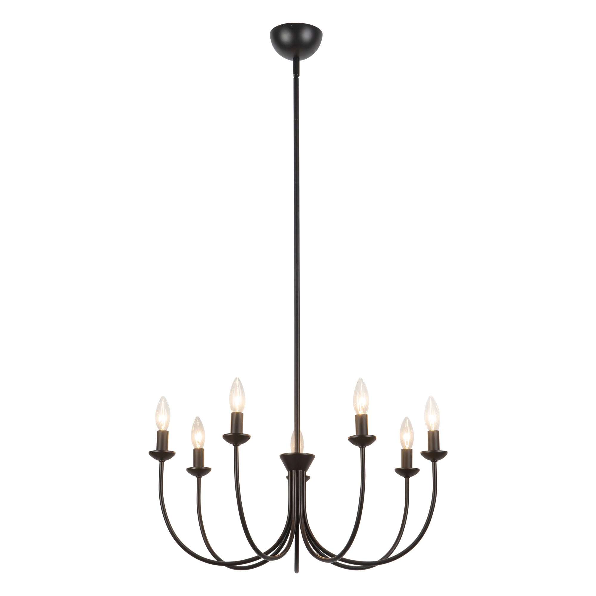 Ember 26" Black Chandelier