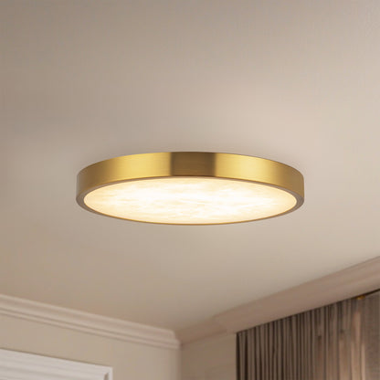 Evelyn 9" dimmable LED Flush Mount