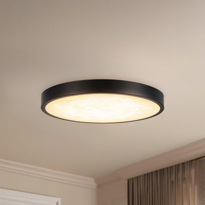 Evelyn 9" dimmable LED Flush Mount
