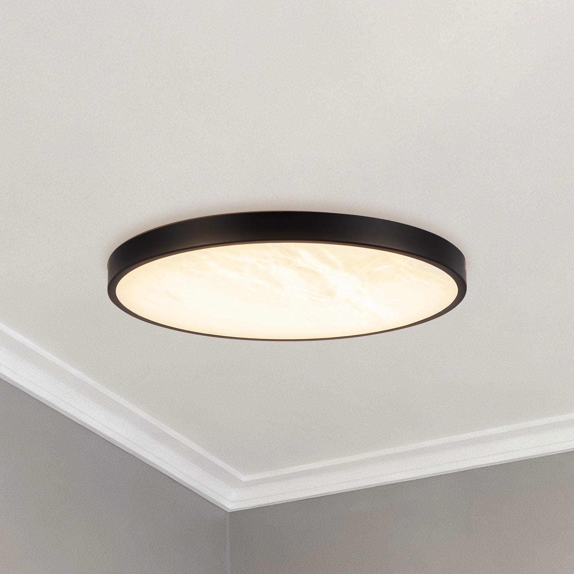 Evelyn 11" dimmable LED Flush Mount