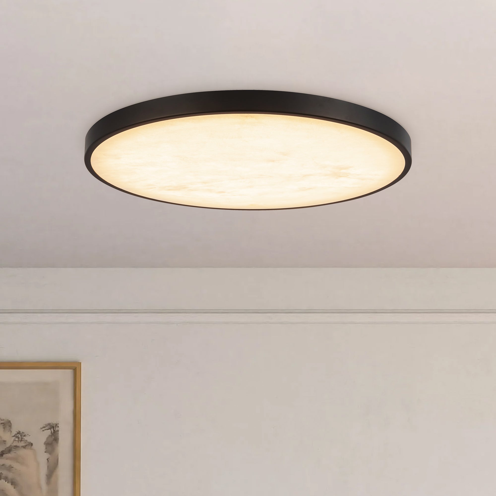 Evelyn 15" dimmable LED Flush Mount