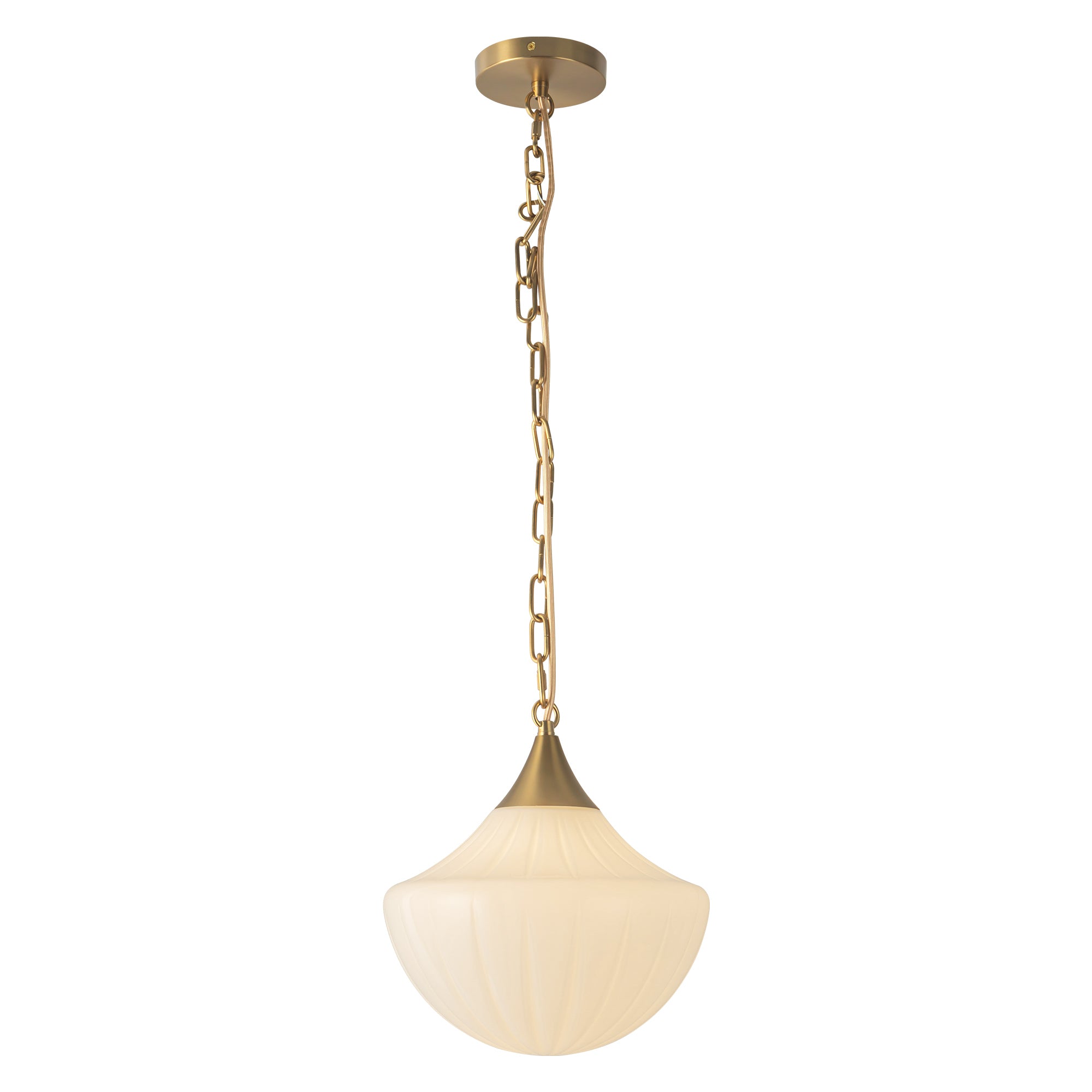 Farrah 12" Gold Pendant