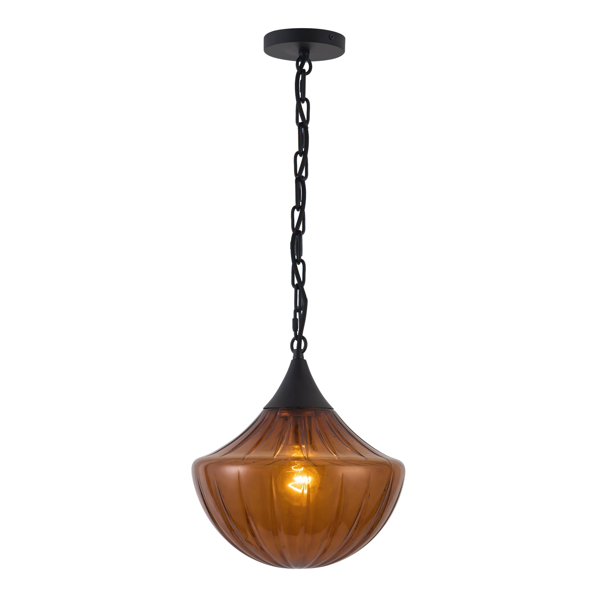 Farrah 12" Black Pendant