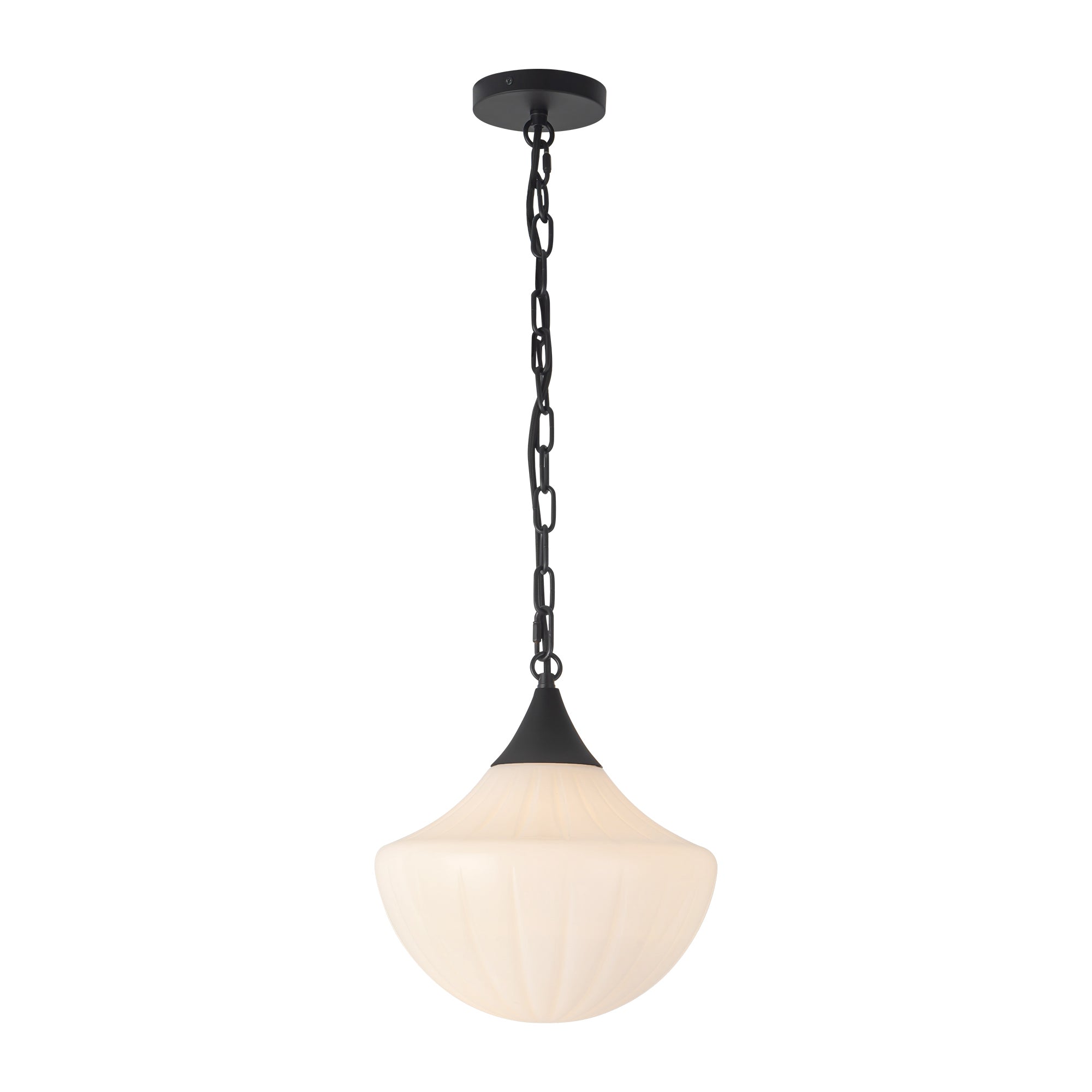 Farrah 12" Black Pendant