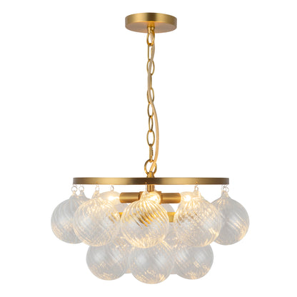 Faye 18" Gold Chandelier