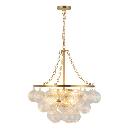 Faye 24" Gold Chandelier