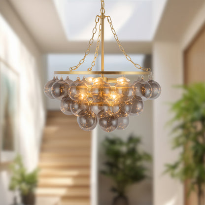 Faye 24" Gold Chandelier