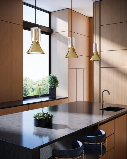 Floe 8" LED Pendant