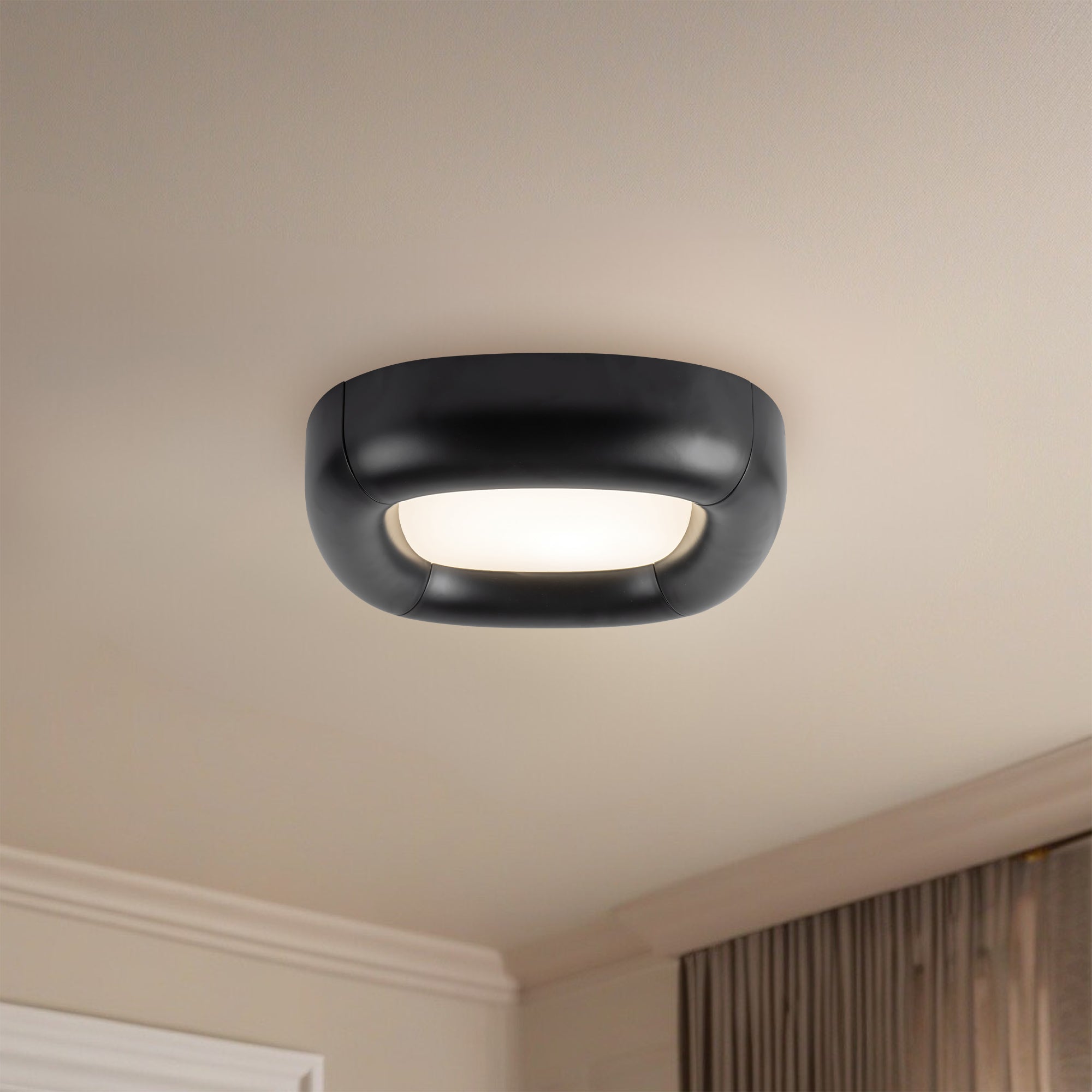 Folio 15" dimmable LED Flush Mount