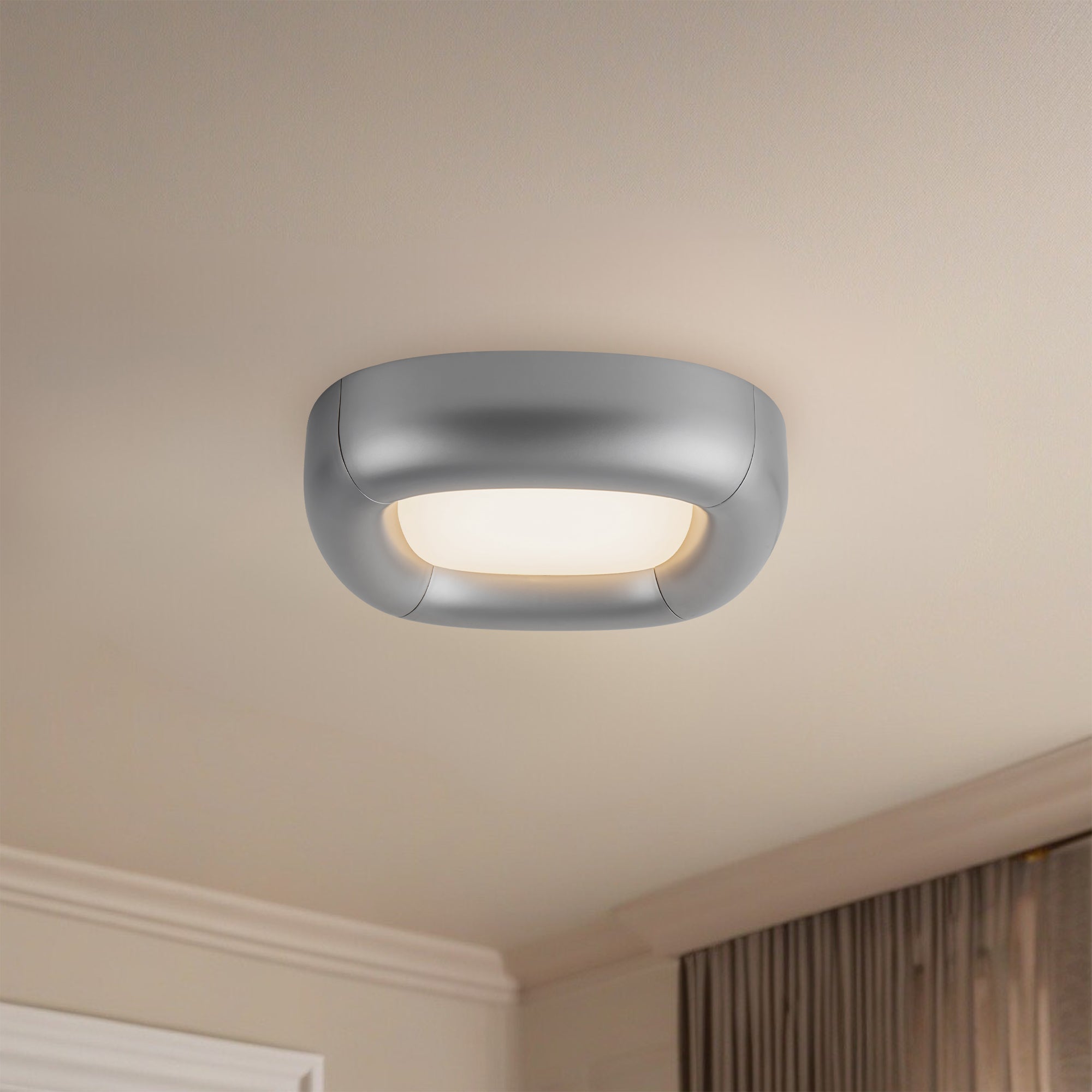 Folio 15" dimmable LED Flush Mount