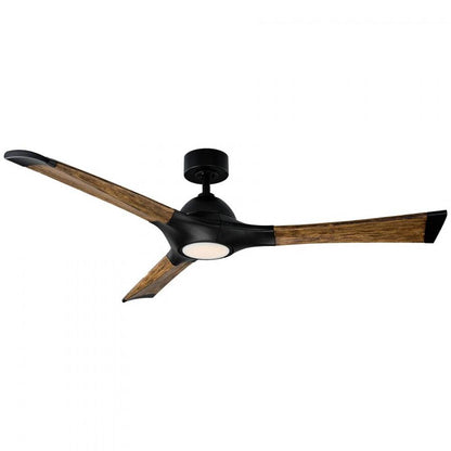 Woody Downrod Ceiling Fan