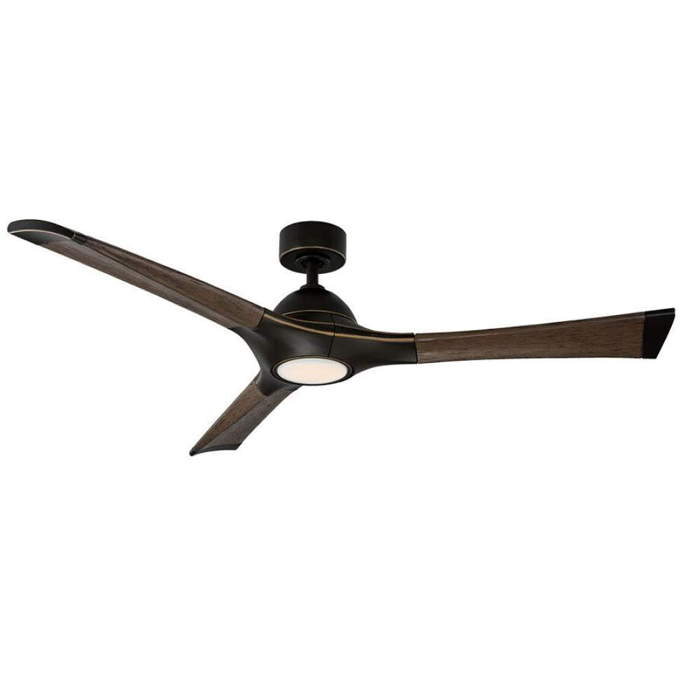 Woody Downrod Ceiling Fan