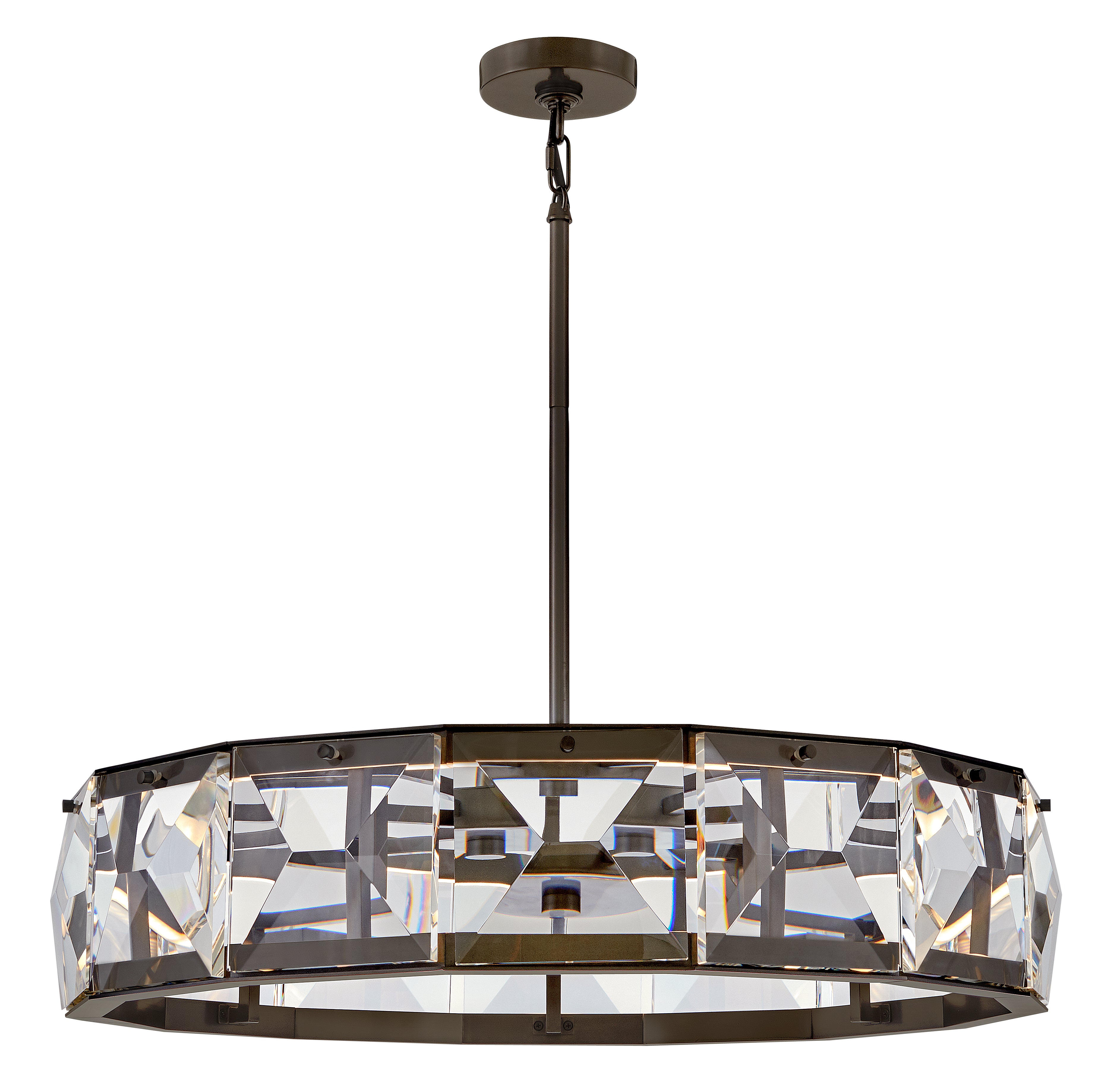 Jolie Medium LED Drum Chandelier