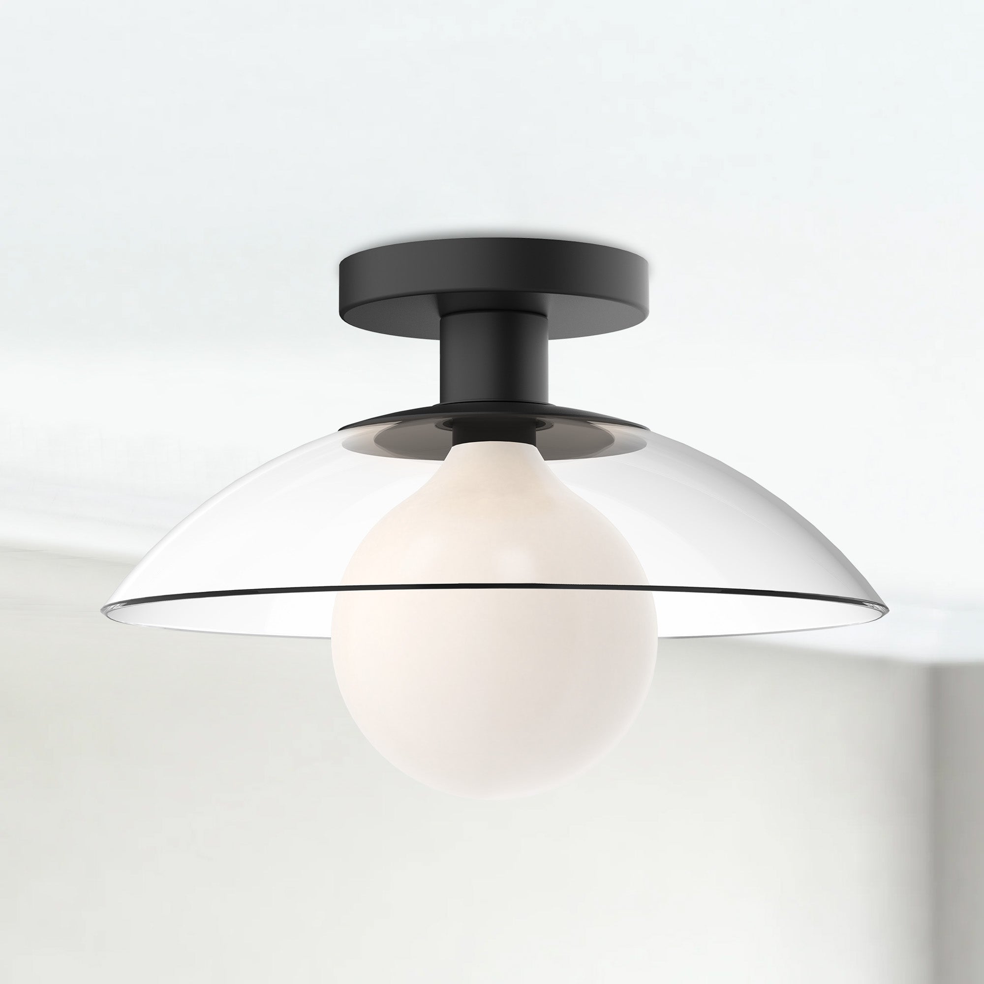 Francesca 12" 1 Light Semi Flush Mount