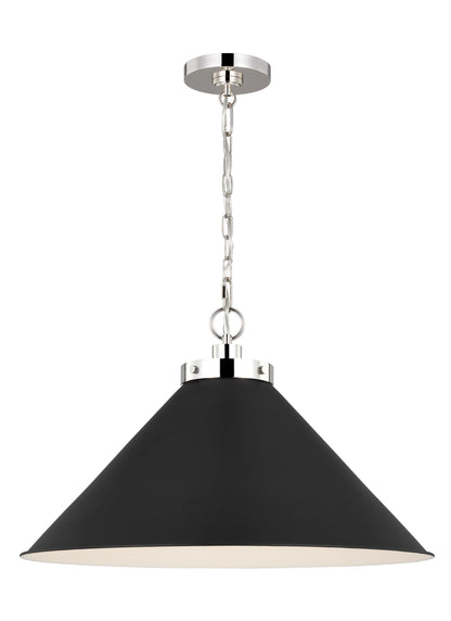 Wellfleet Wide Cone Pendant