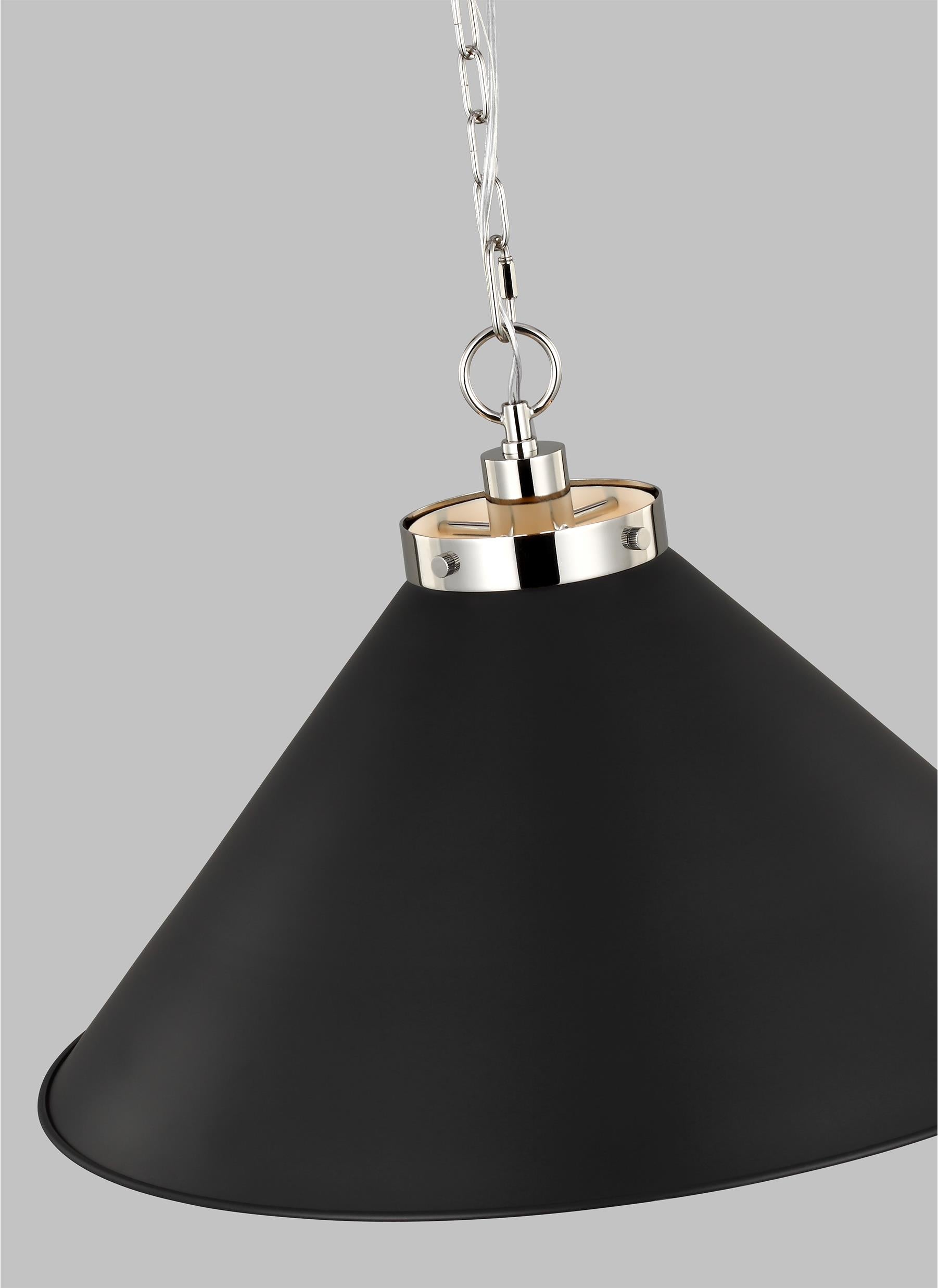Wellfleet Wide Cone Pendant