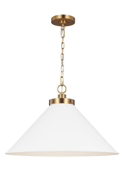 Wellfleet Wide Cone Pendant