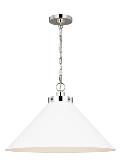 Wellfleet Wide Cone Pendant