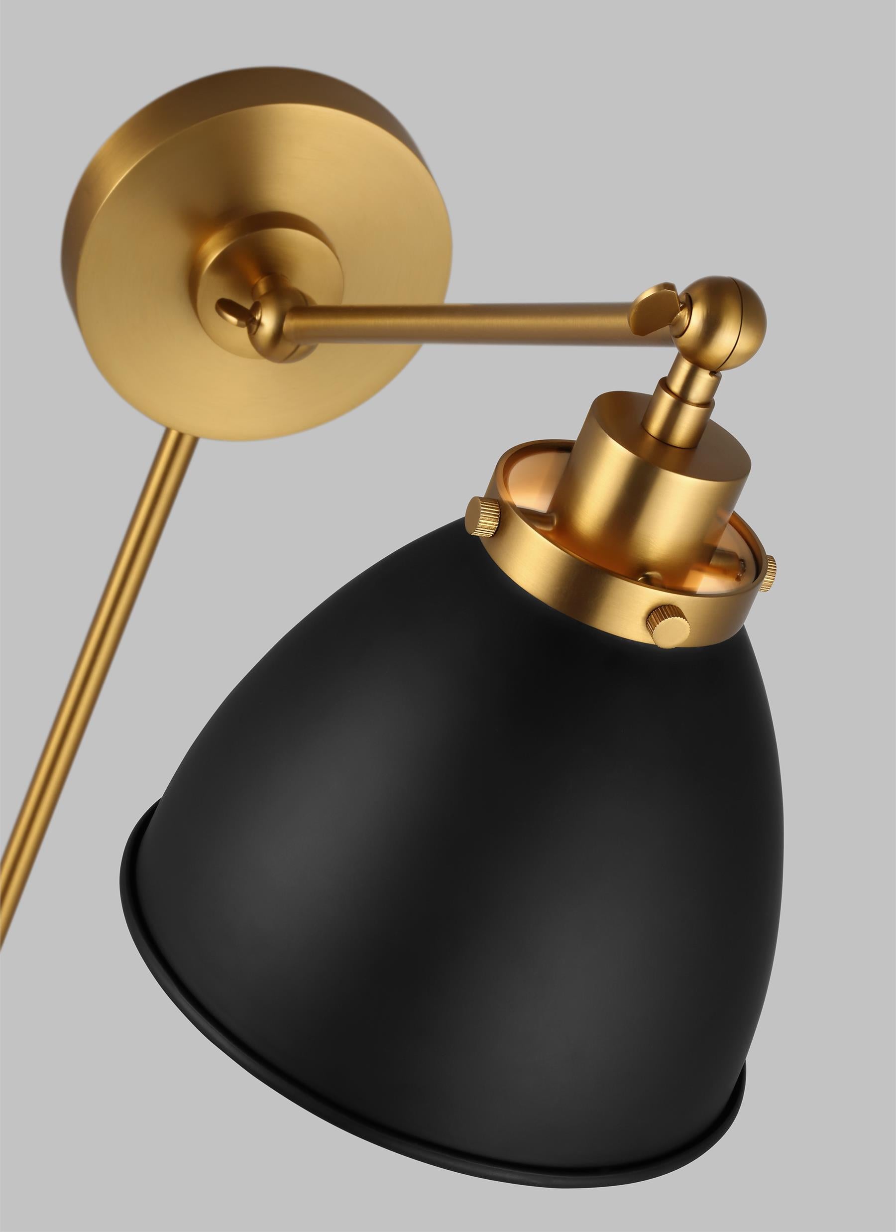 Wellfleet Single Arm Dome Task Sconce