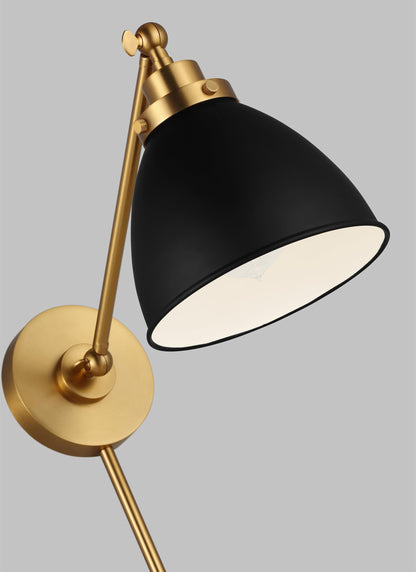 Wellfleet Single Arm Dome Task Sconce