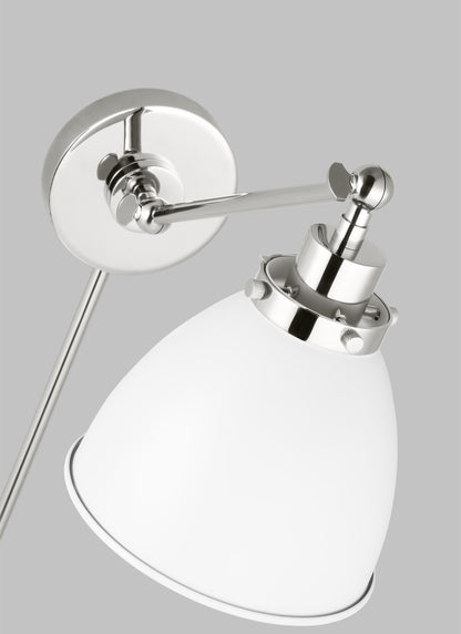 Wellfleet Single Arm Dome Task Sconce